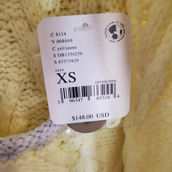 NWT Free People Montana Cable Cardi - Picture 7 of 11